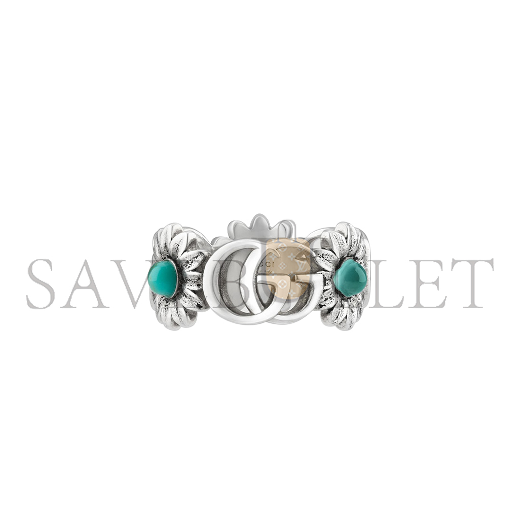 GUCCI GG MARMONT MOTHER OF PEARL RING 527394J84408184 GUCCI GG MARMONT MOTHER OF PEARL RING 527394J84408184